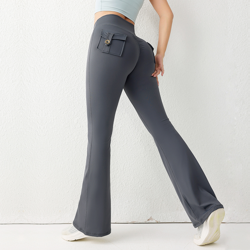 Yoga Fitness Leggings - Effen kleur Butt Lifting Gym Fitnessbroek