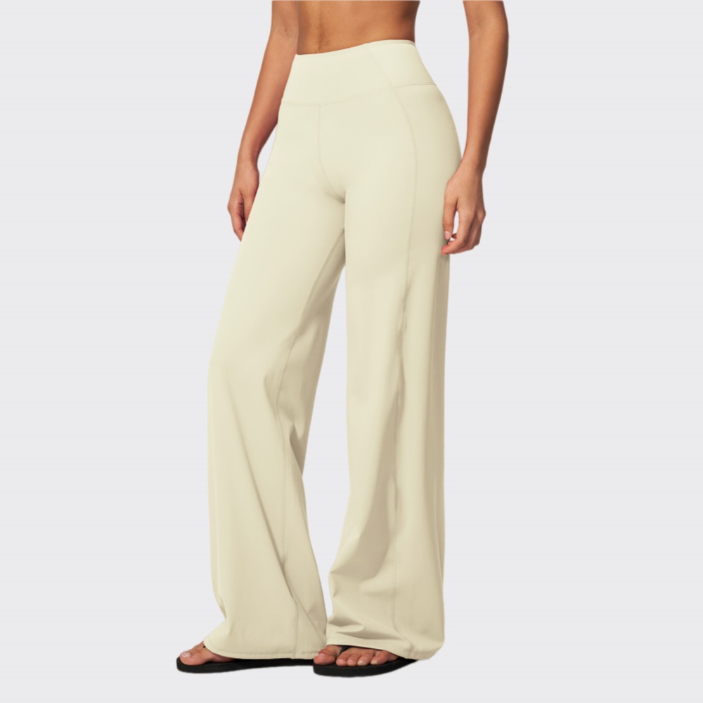 Yoga Fitness Leggings - Hoge taille loszittende sportbroek Dames effen
