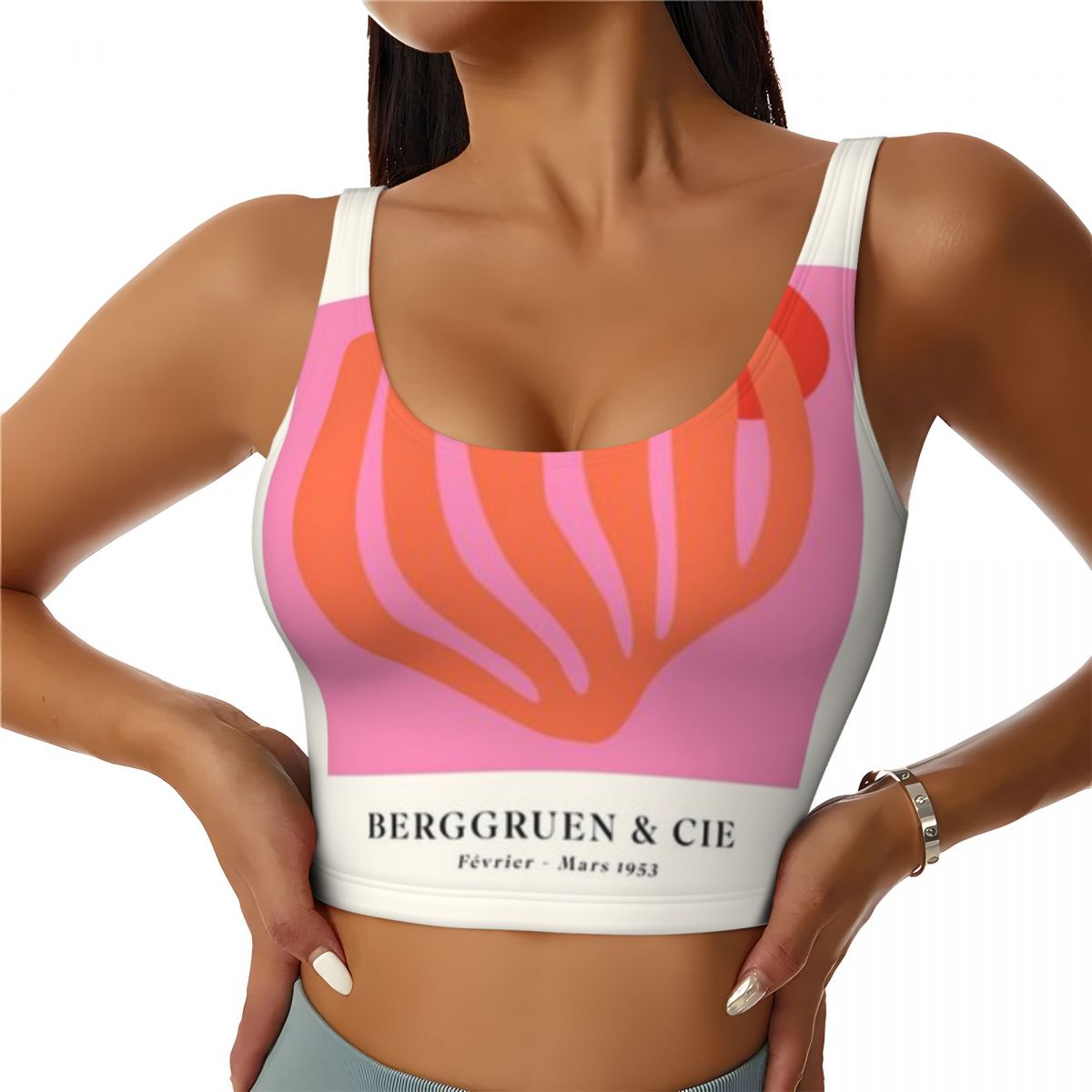 Yoga Fitness Holiday - Lichtgewicht sporttanktop Matisse Papiers D Coup