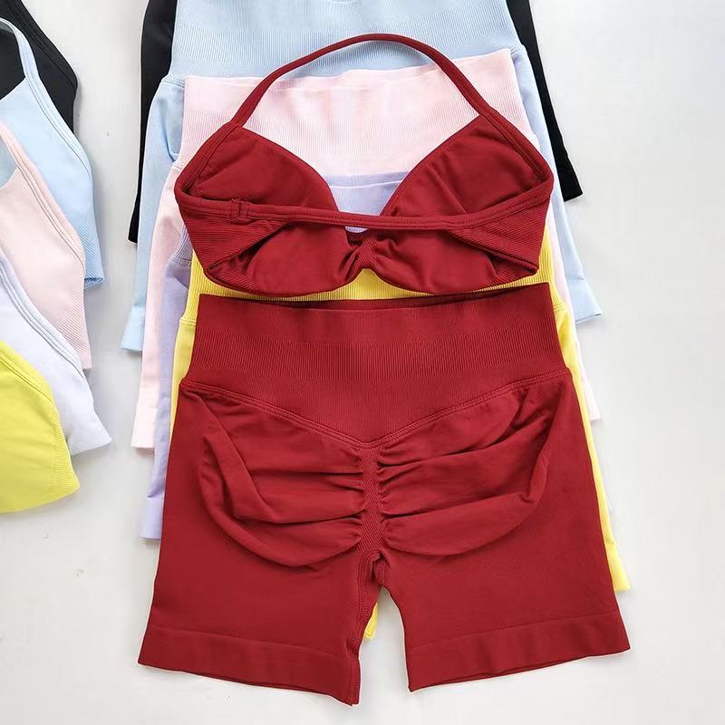 Yoga Fitness Kit - HISTELLO Sportset Dames Strappy Gym Yoga
