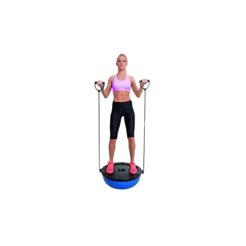 Exercise Ball Stability - Gemaakt blauwe halve pilates- en yoga-oefeningsbal