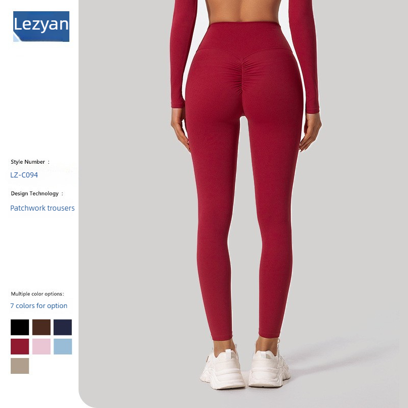 Yoga Fitness Leggings - Lezyan Grind Ademend Sneldrogend Buiklift Heupen