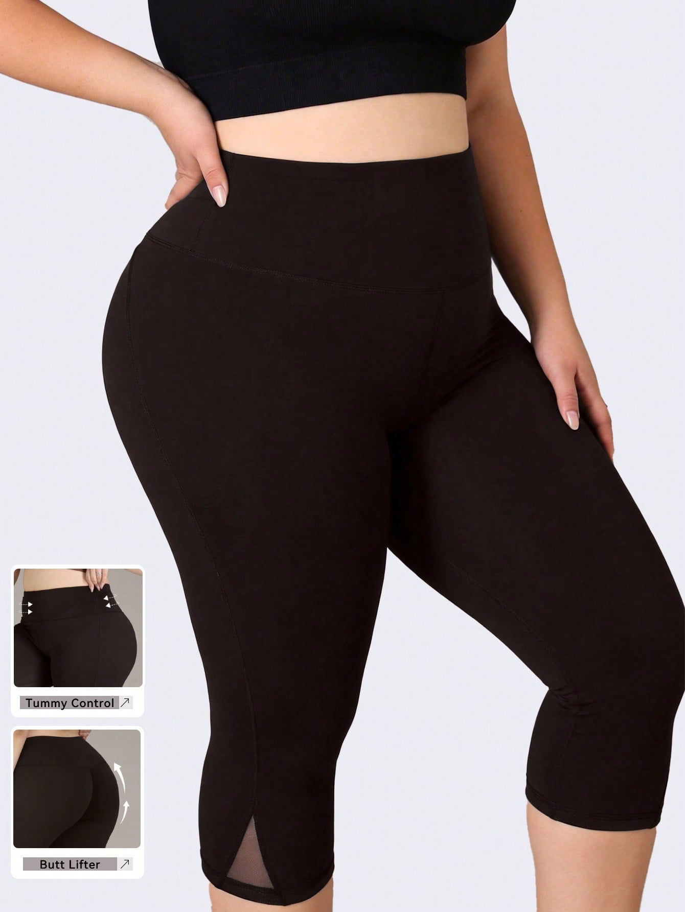 Yoga Fitness Leggings - Plus Size Gymlegging voor Dames –