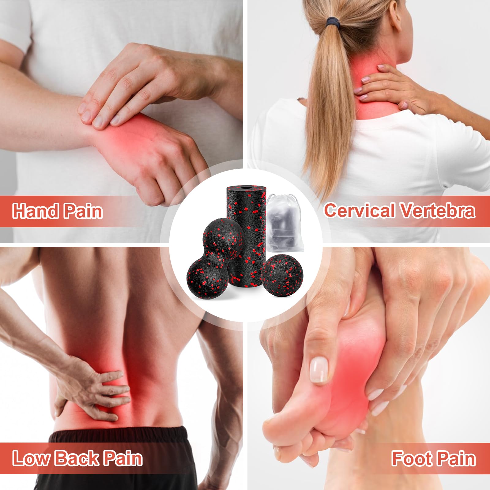 Holle Yoga Roller Massage Pind - Yoga Fitness Kit recensie en prijs