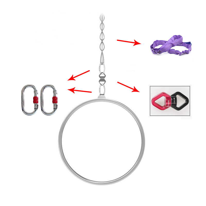 50cm Antenne Hoop Mini Lyra Ki - Yoga Fitness Kit recensie en prijs