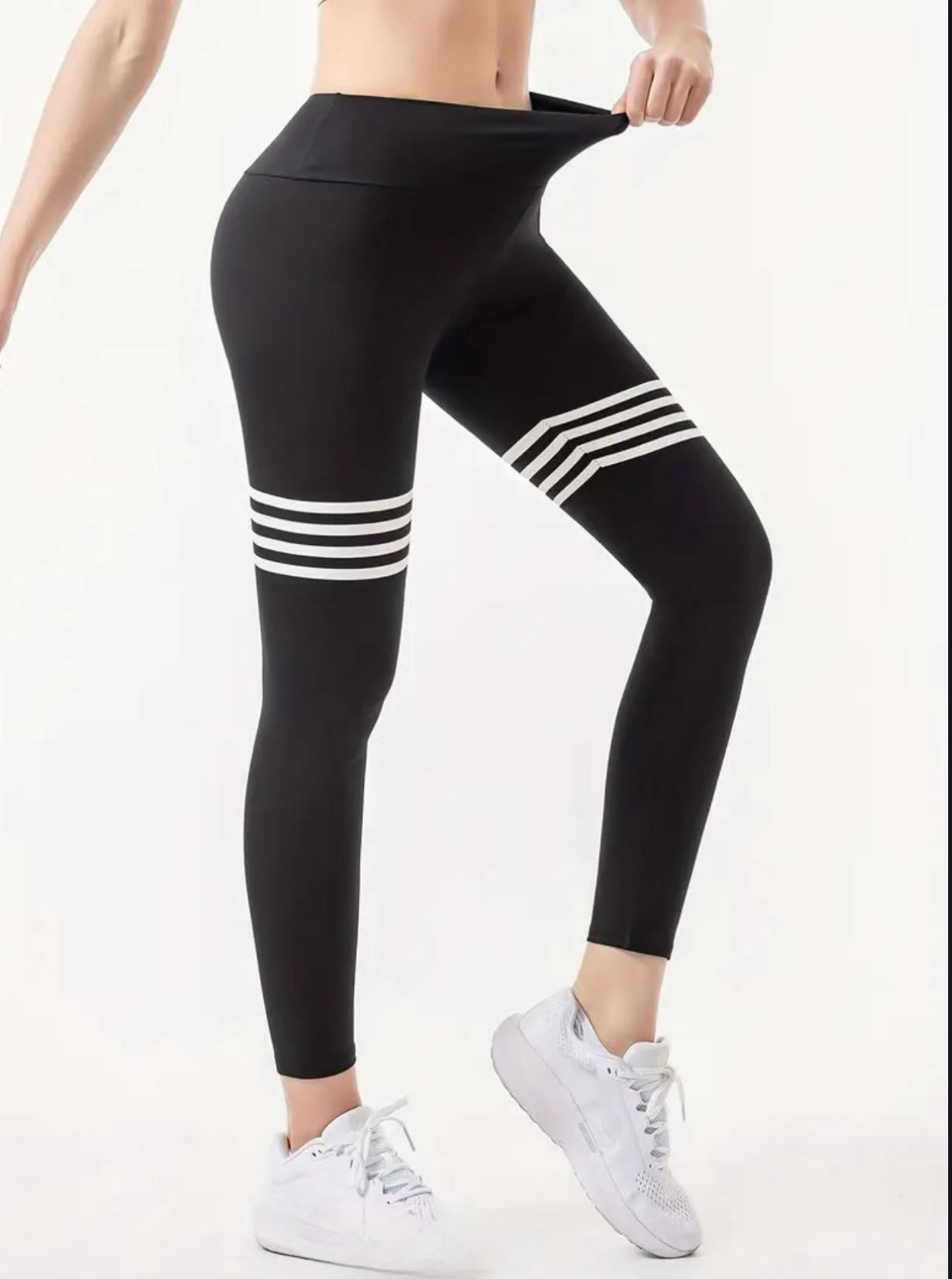 Yogabroek met letterpatroon, h - Yoga Fitness Leggings recensie en prijs