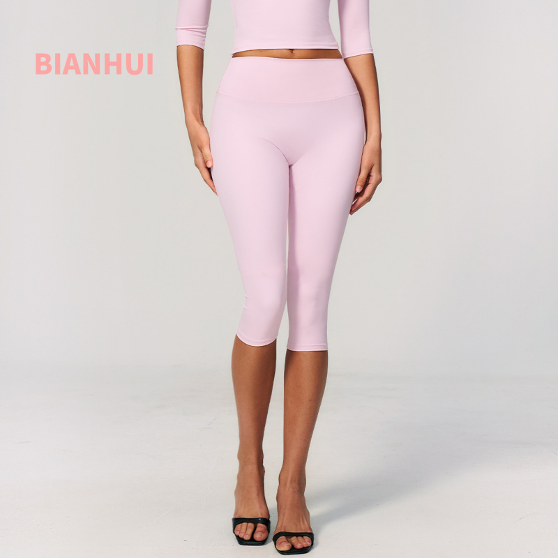 Geborstelde yoga-middellange b - Yoga Fitness Leggings recensie en prijs