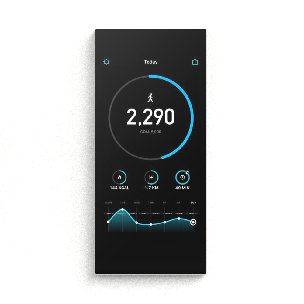 Wandgemonteerde interactieve s - Yoga For Fitness App recensie en prijs