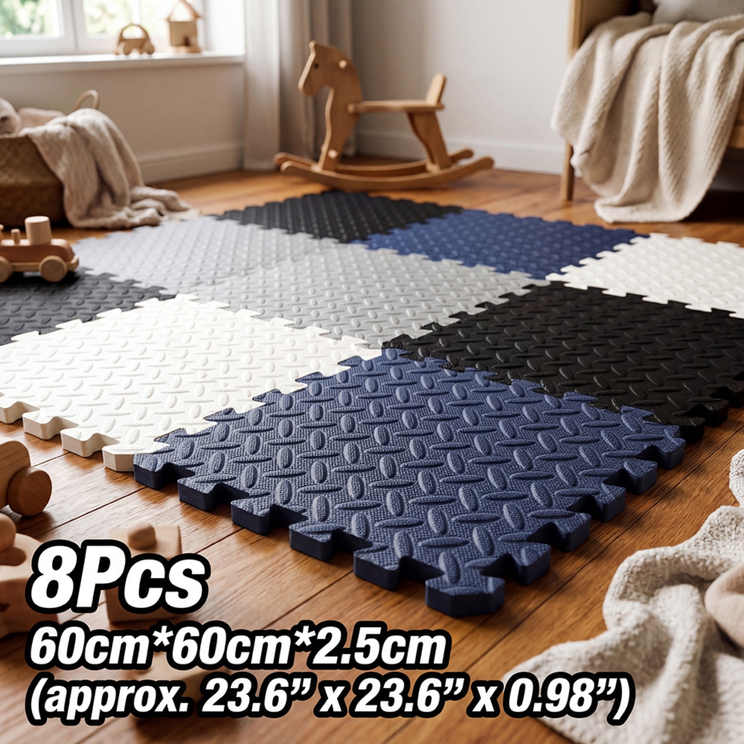 8 Stuks 60x60cm EVA Foam Mat W - Yoga Fitness Machine recensie en prijs