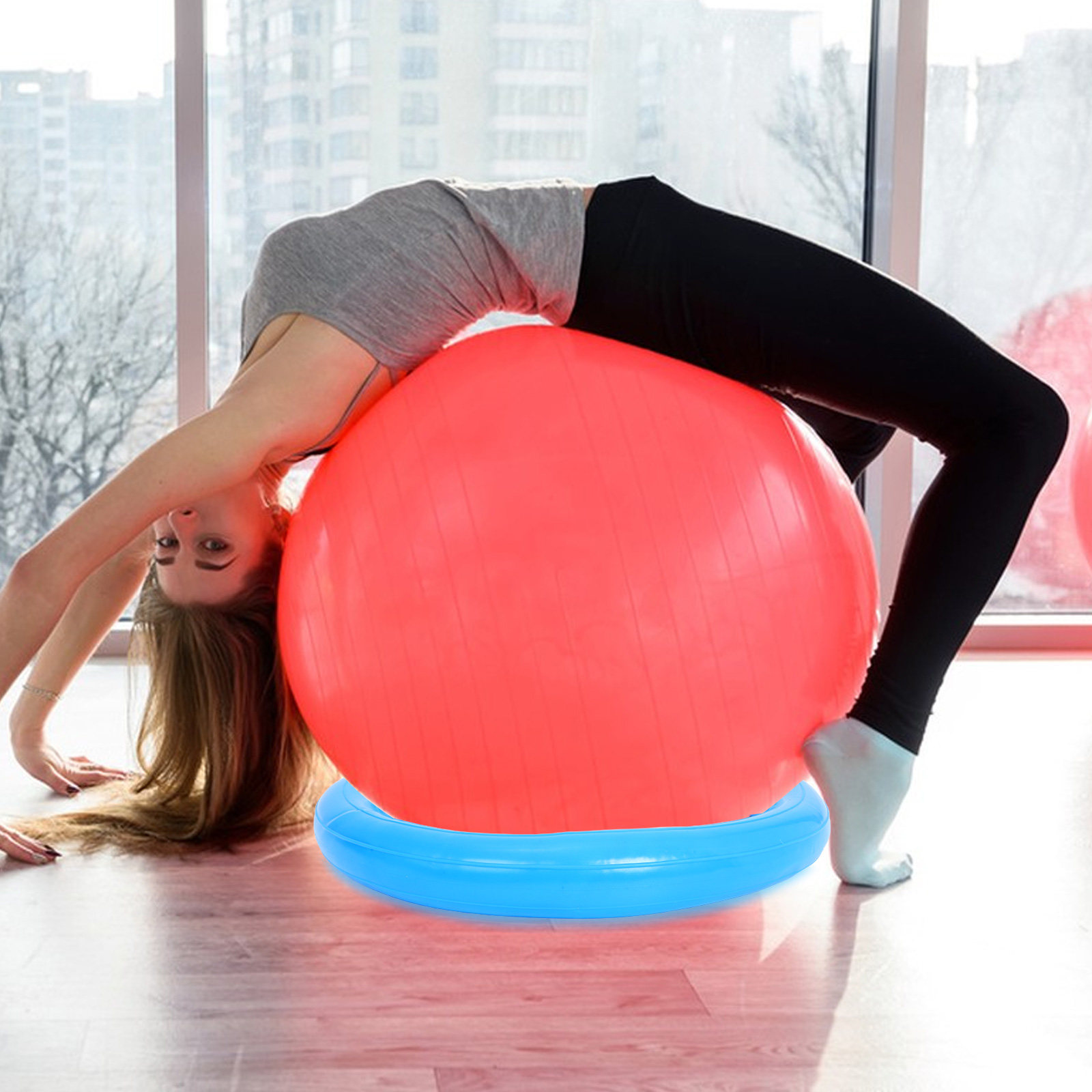 Yogabal-displaystandaard met v - Exercise Ball Stability recensie en prijs