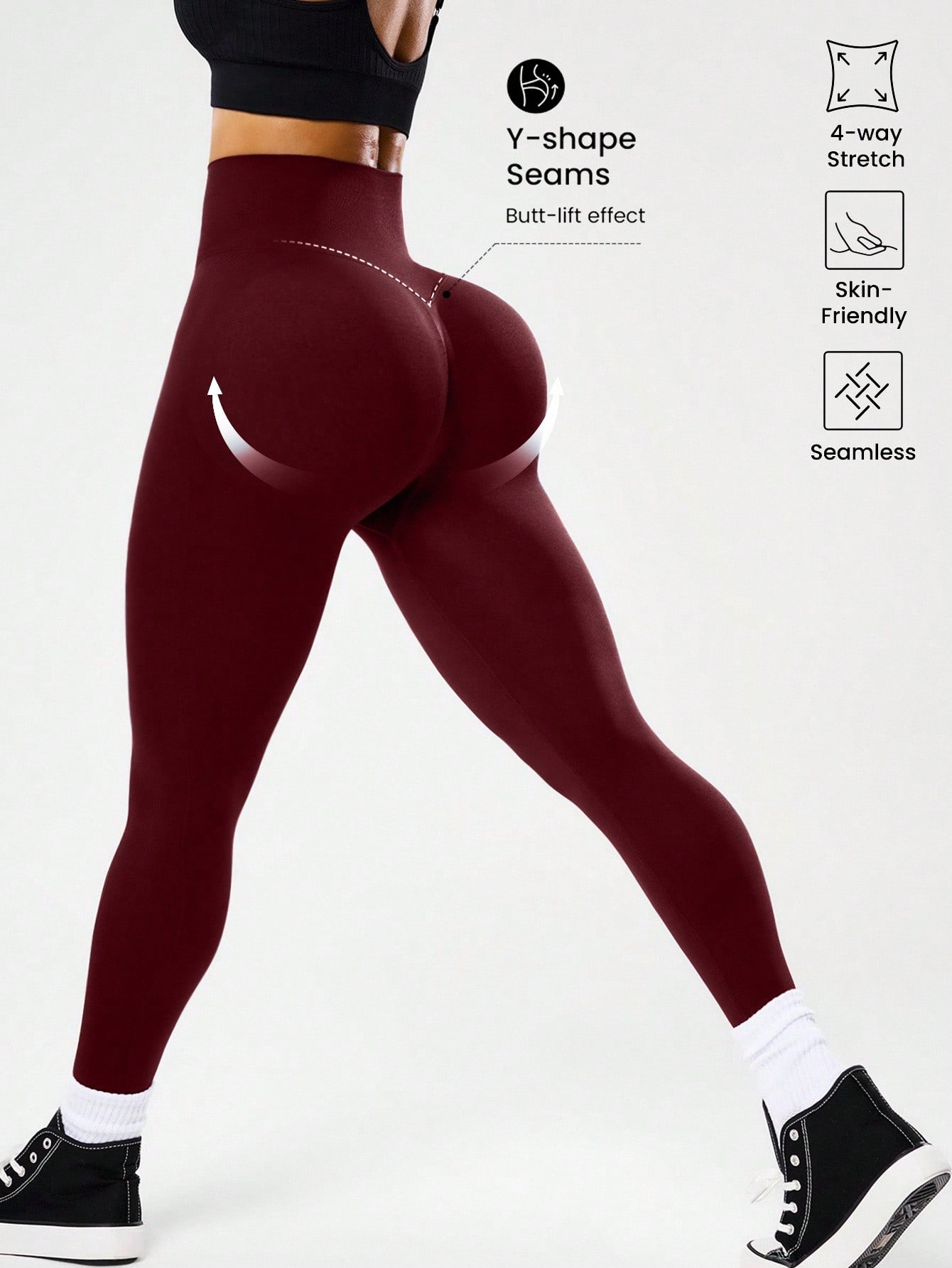 Naadloze yogaleggings met hoge - Yoga Fitness Leggings recensie en prijs